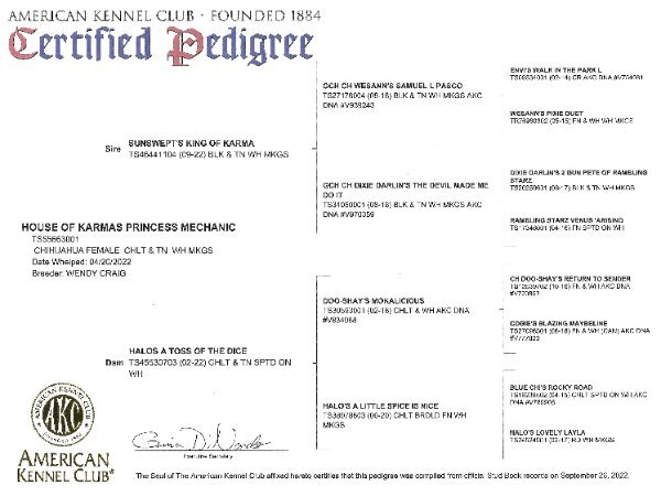 House of Karma Pedigree.jpg House of Karma Pedigree.jpg